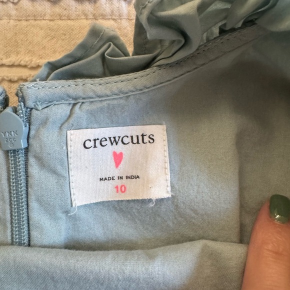 Crewcuts Light Blue Ruffle Dress - Picture 3 of 5